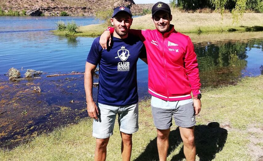 IVÁN ALONSO, IZQUIERDA, Y ÁLVARO FDEZ FIUZA.