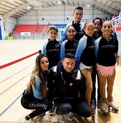 Patinadores Alevines y Juveniles CPA Gondomar.