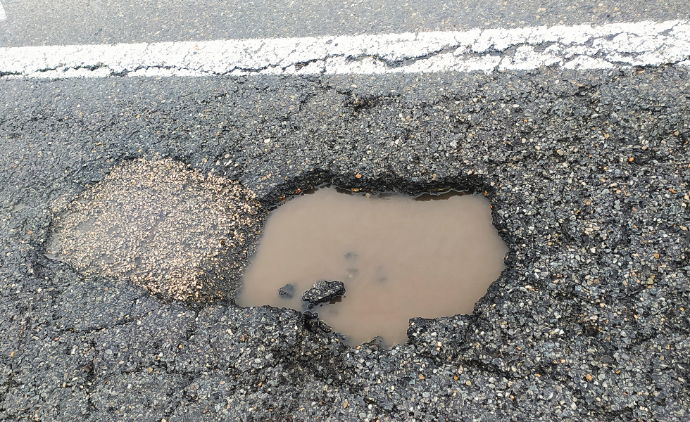 Bache en la N550 / Jesús Carrera
