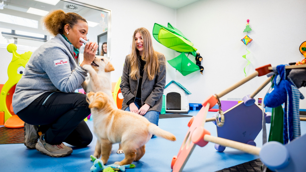 La Infanta Sofía inaugura el mayor complejo de perros guía de España en Madrid