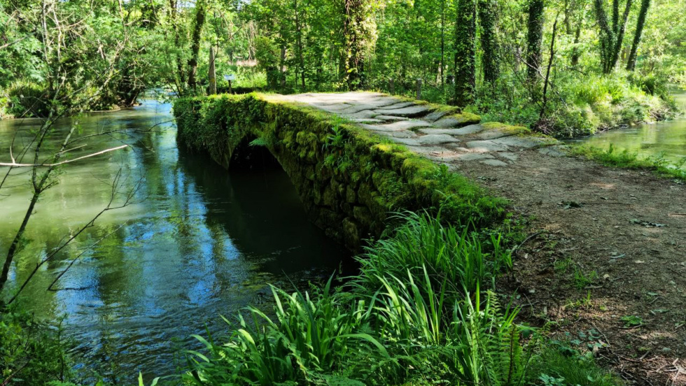Una ruta compara el paisaje invernal y primaveral de las Ribeiras do Louro en O Porriño