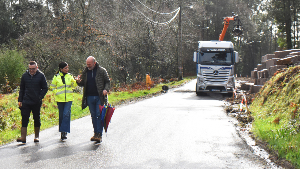 La vía Pereiras-Tameiga en Mos se transforma en un corredor seguro con una inversión de 1,5 millones