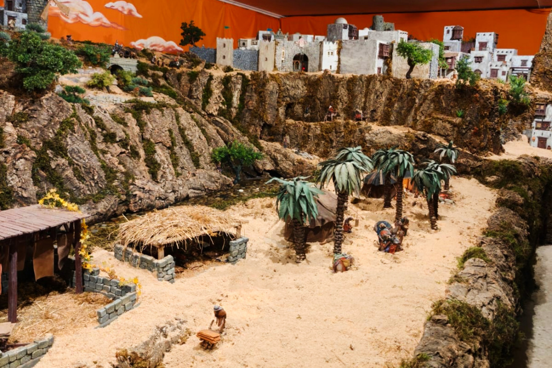 El monumental Belén de Herville encara su última semana abierto al público en Mos