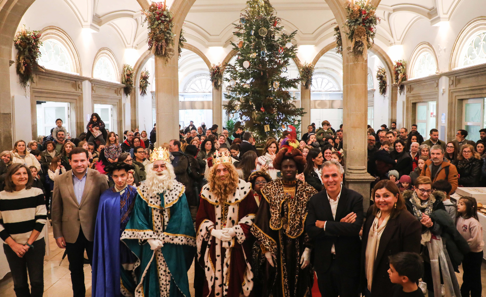 Los Reyes Magos volverán a visitar el Pazo Provincial de Pontevedra este viernes