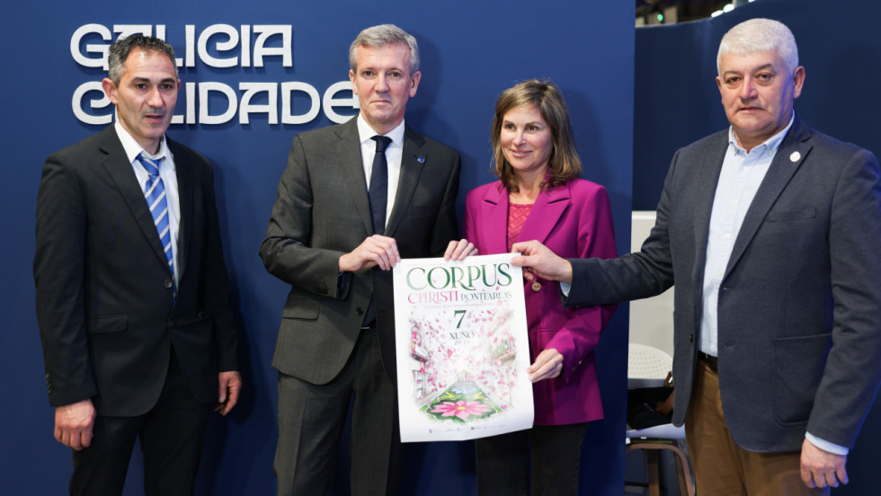 Ponteareas presenta en Fitur su Corpus Christi 2026 y el Festival Groba como sellos de identidad cultural