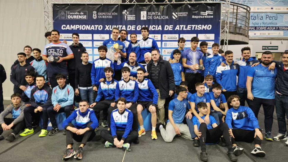 Ourense Atletismo y Gimnástica de Pontevedra revalidan su dominio en la Copa Galega indoor