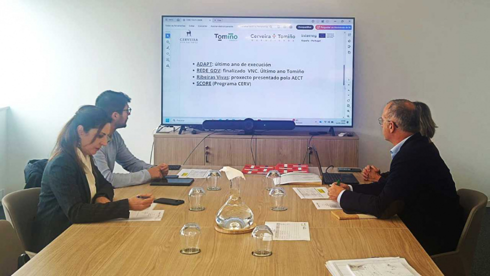 Cerveira y Tomiño avanzan en su proyecto de Eurocidad Inteligente