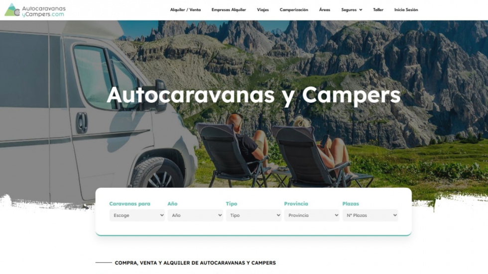El sector del 'caravaning' acelera con una nueva plataforma digital integral para autocaravanas y campers