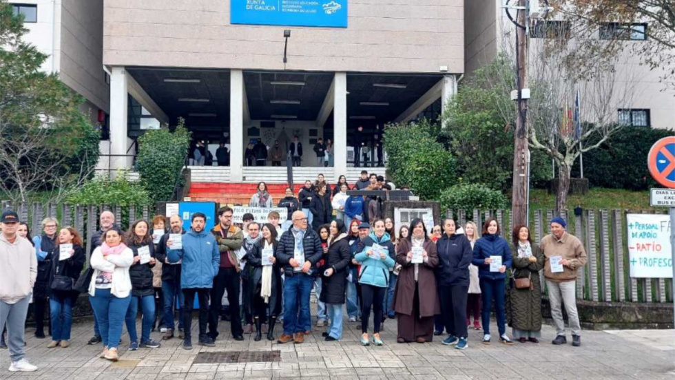 El BNG logra el compromiso del gobierno de O Porriño para apoyar las reivindicaciones de la educación pública