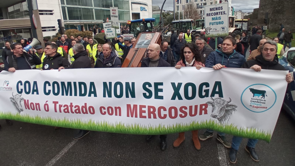 Agricultores y ganaderos rechazan en Lugo la firma del acuerdo comercial entre la UE y Mercosur