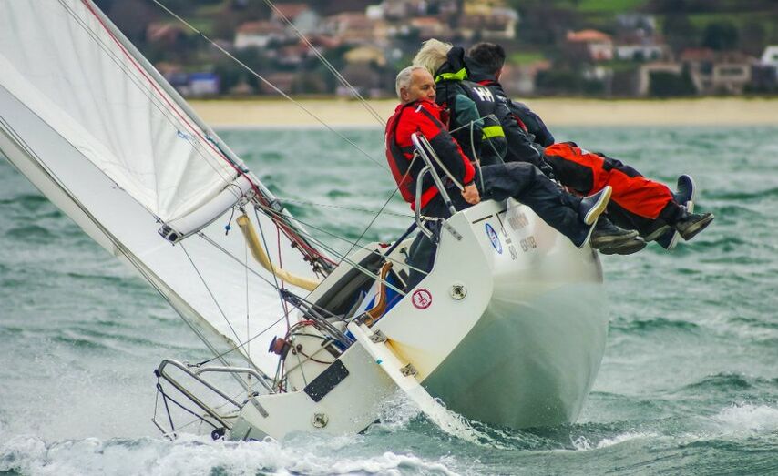 La meteo protagonista de la 2&ordf; Jornada Liga Invierno J80  - Foto &copy; &Oacute;scar Calero