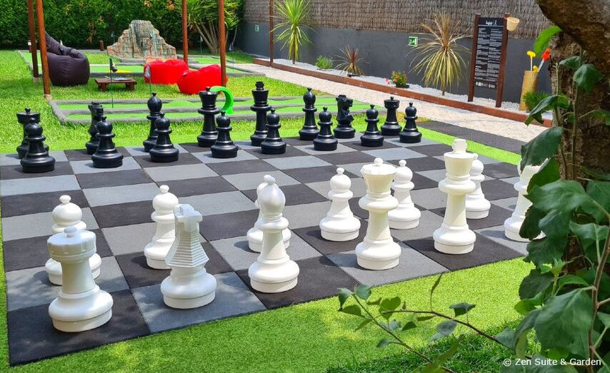 Un tablero con 16 metros cuadrados es una excelente opción para actividades al aire libre