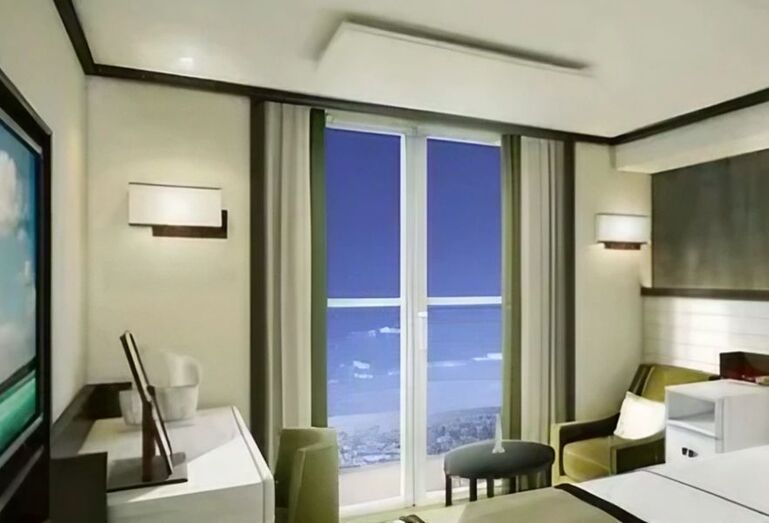 Una de las suites del buque