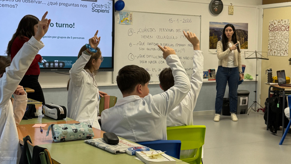 Gastrosapiens convierte a 44 escolares de Pontevedra en investigadores por un mes con un reto sobre la celiaquía