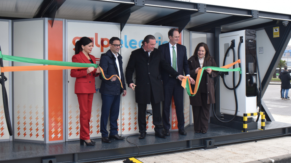 El 'invento' de Mos que revoluciona la recarga de coches eléctricos se estrena en Vigo