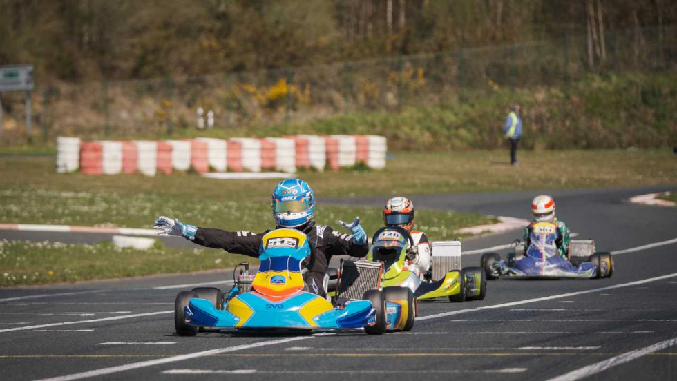 El Campeonato Xunta de Galicia de Karting arranca con récord de participación en As Pontes