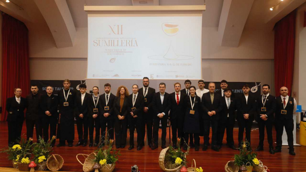 Oroza corona al mejor sumiller júnior en un certamen que ya mira de tú a tú a las grandes escuelas