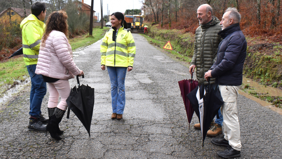 Mos inicia las obras de la senda peonil de Dornelas
