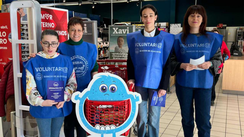 Ochenta voluntarios contra el hambre en Louriña y Condado