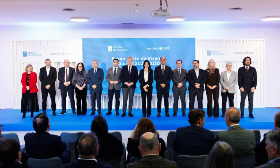 La Xunta firma el II Pacto de Vivienda para alcanzar las 10.000 casas públicas en 2030