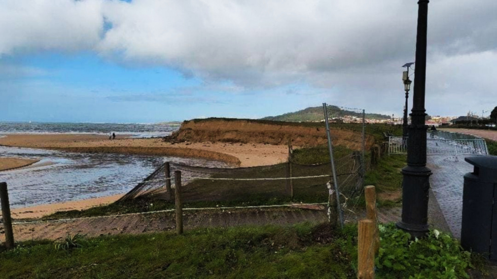Somos Nigrán urge un plan antiinundaciones ante la erosión costera y los daños recurrentes