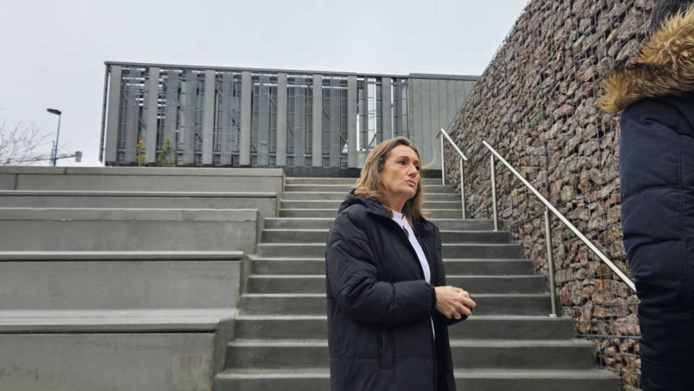 Vigo estrena un nuevo mirador ciudadano en el Parque Nelson Mandela de Navia