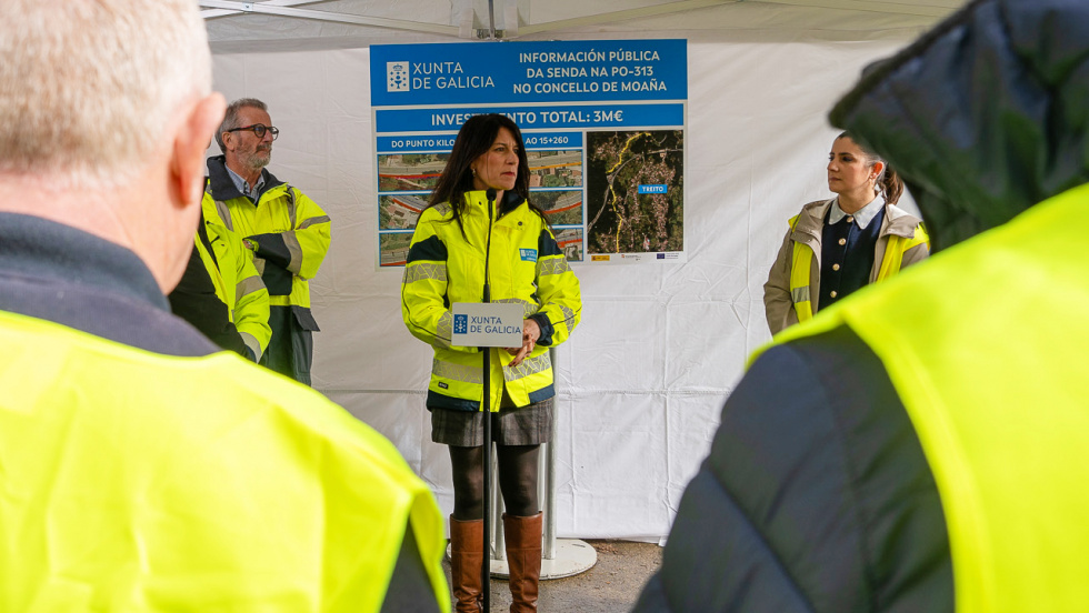 Moaña contará con una nueva senda peatonal de casi 3 kilómetros en la PO-313 con una inversión de 3 millones