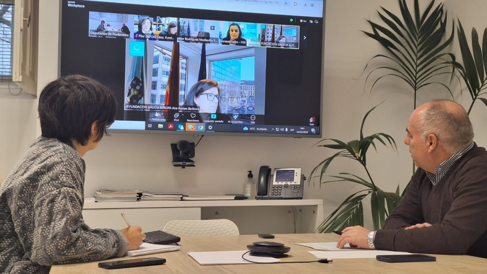 Pontevedra afianza su alianza con la Fundación Galicia Europa para acercar los fondos de la UE a la ciudadanía