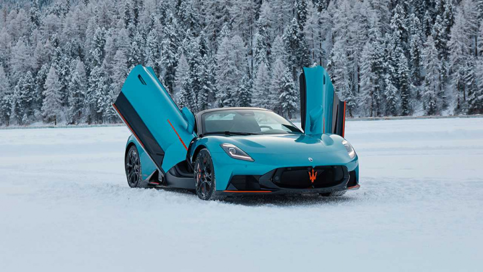 Maserati funde hielo y fuego en un MC20 único para St. Moritz