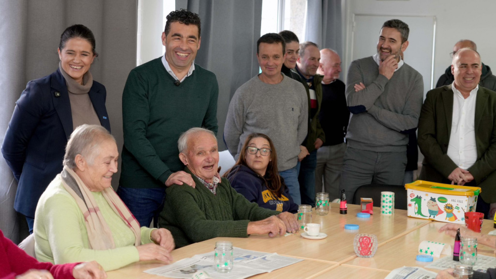 López y Javier Tourís conocieron los proyectos de dos entidades en Parderrubias