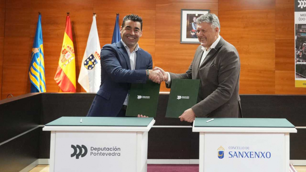 La Diputación de Pontevedra invertirá 920.000 euros para hacer más segura y peatonal la Rúa do Río de Sanxenxo