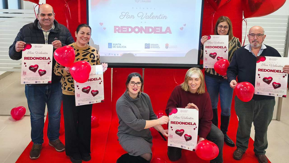 Redondela impulsa una campaña conjunta de comercio y hostelería para celebrar San Valentín