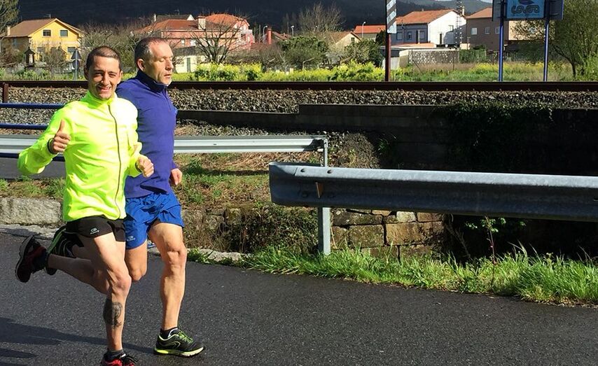Eloy Iglesias dcha y Ricardo Romay izq.