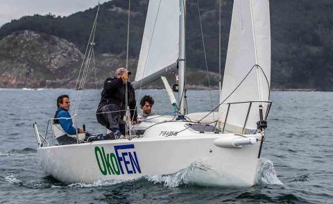 Javier de la Gándara lidera al Okofen. /&copy; Rosana Calvo