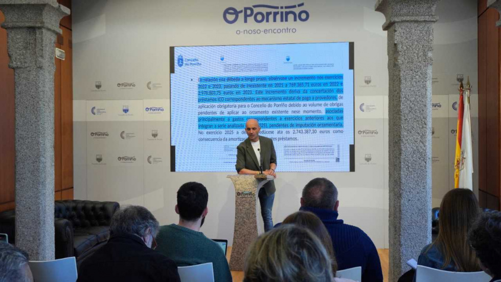O Porriño cierra 2025 consuperávit de  7,46 millones