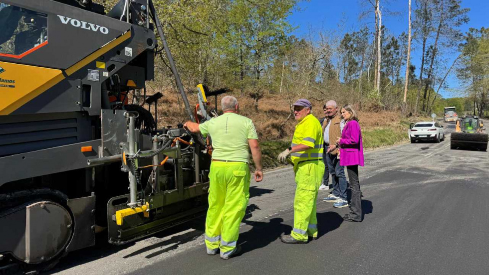 La Xunta invierte más de 560.000 euros en mejorar la carretera PO-253 en Ponteareas