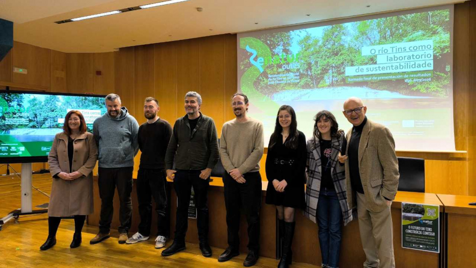 El río Tins, un laboratorio vivo que marca el camino para restaurar ríos en Galicia