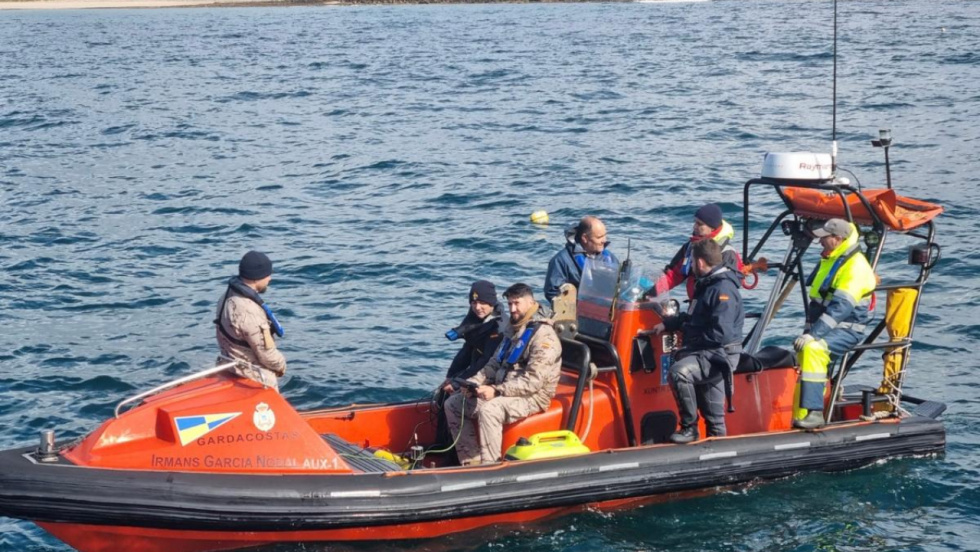 Adiestramiento de alto nivel en la ría de Arousa para blindar la seguridad marítima