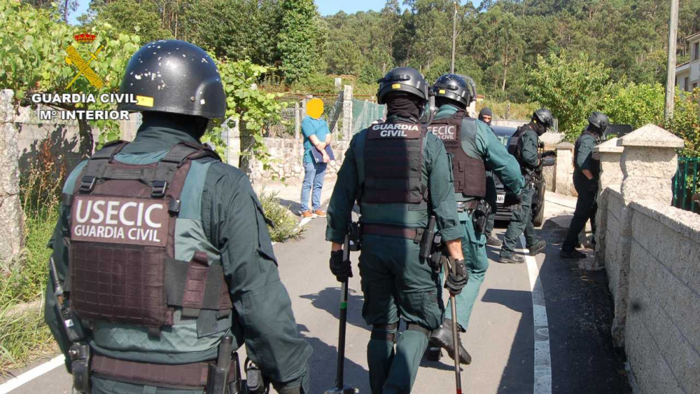 La Guardia Civil recupera en O Salnés material robado en una subestación eléctrica