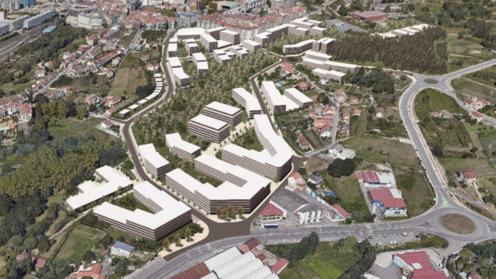Más de 2.000 viviendas en Pontevedra: el macroproyecto de San Mauro da su primer gran paso