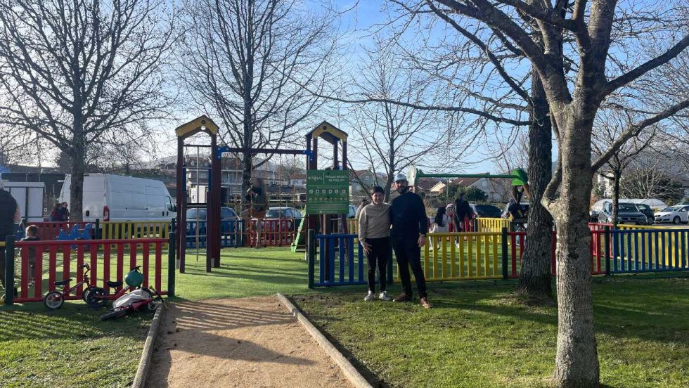 Inversión de 25.000 euros para renovar un parque en O Rosal