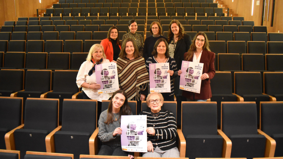 Mos homenajea a las mujeres pioneras de la música en el acto central del 8M