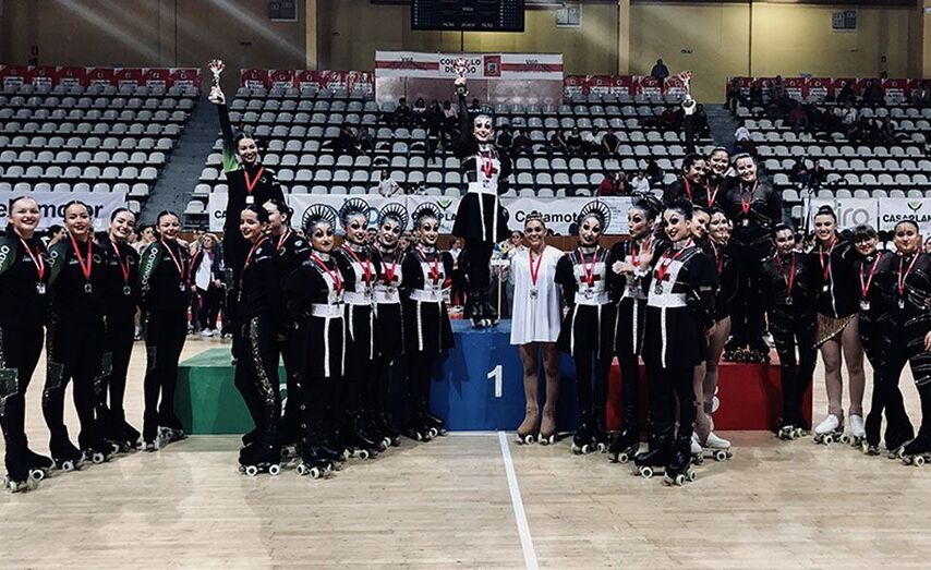 Podio Grupos Pequeños   1 CPA Gondomar  2 CPA CONDADO Salvaterra  3 CP Axel Arteixo