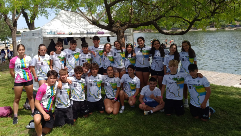 El Ría de Aldán, subcampeón de España de Jóvenes Promesas con una cosecha de 19 medallas para Galicia