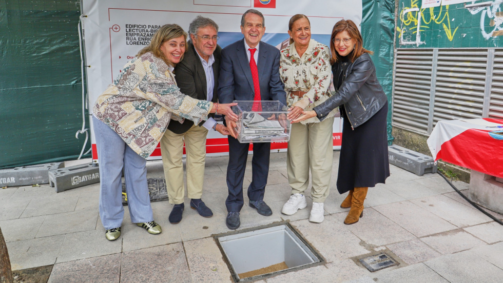 Vigo inicia la construcción de la nueva biblioteca municipal de Teis con 86 puestos de lectura