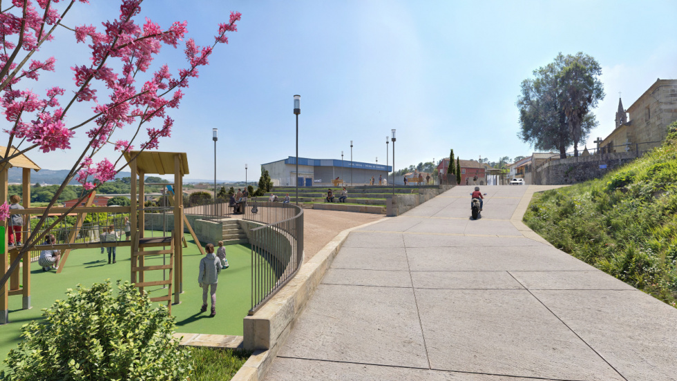 Mos moviliza 1,2 millones de euros para transformar el entorno de la iglesia de Sanguiñeda