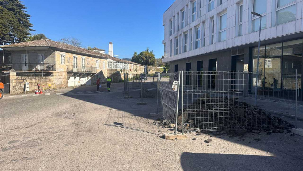 Arrancan las obras de regeneración ambiental en la Foz do Miñor (Baiona)