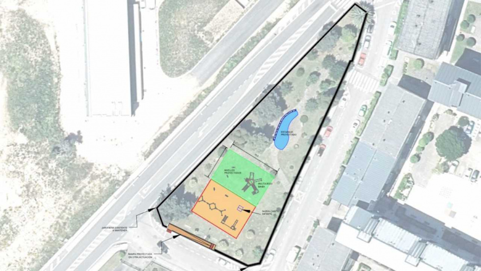 O Porriño transformará la Fase II de Torneiros con un parque infantil inclusivo