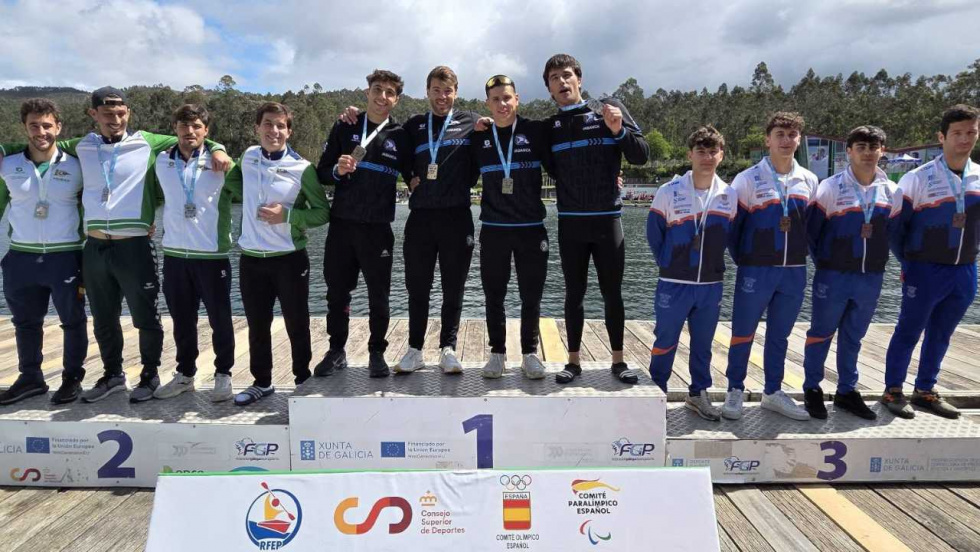 El Club Fluvial de Lugo cierra el podio de la Copa de España de Sprint en Verducido
