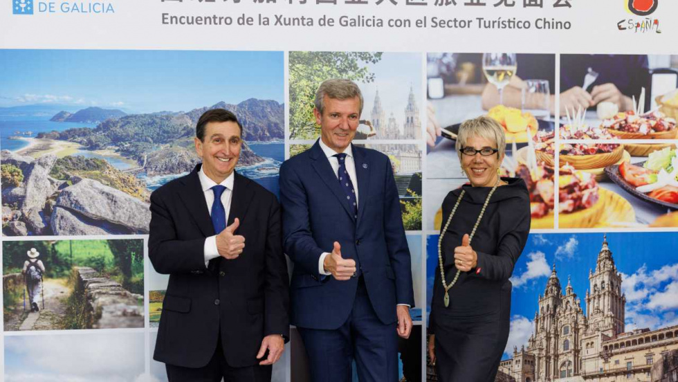Rueda presenta Galicia en Pekín como un destino “no masificado” de calidad y seguridad para el turismo chino